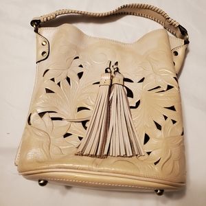 Patricia Nash Leather Bucket Bag